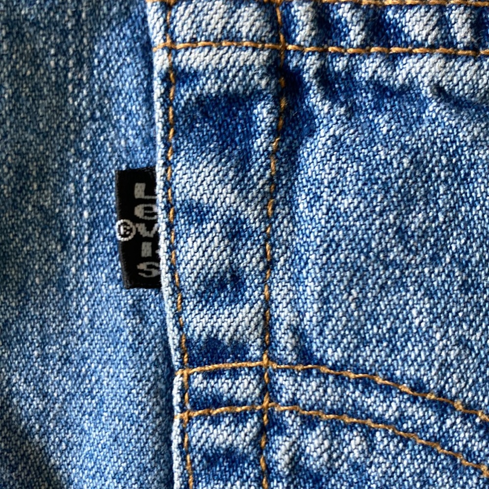 Vintage Black Tab Levi Short CutOffs - Picture 6 of 7